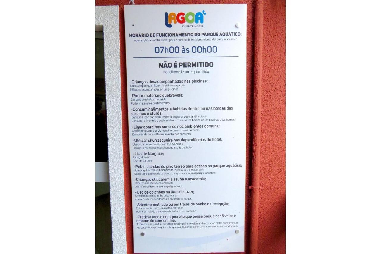 Lagoa Quente Hotel - Apartamentos Para Temporada Caldas Novas Exteriör bild